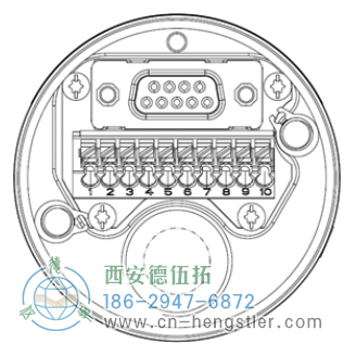 AX65-Profibus防爆磁性絕對(duì)值編碼器電氣連接Profibus - 德國(guó)hengstler(亨士樂(lè))編碼器