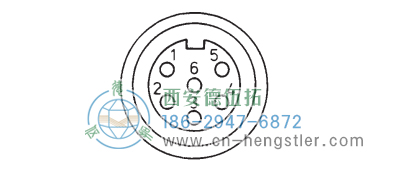 RI36-O標(biāo)準(zhǔn)實(shí)心軸光電增量編碼器外形及安裝尺寸(電氣連接 M16 連接器 Binder，6 腳) 德國(guó)hengstler(亨士樂)編碼器