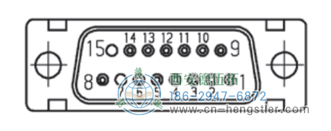 RI80-E標(biāo)準(zhǔn)空心軸光電增量編碼器引腳分配 SUB-D 15輸出 德國hengstler(亨士樂)編碼器